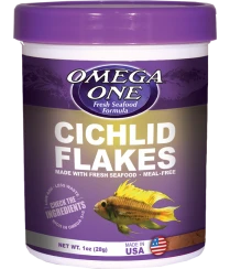 Omega One Cichlid Flakes Food (Various Sizes)