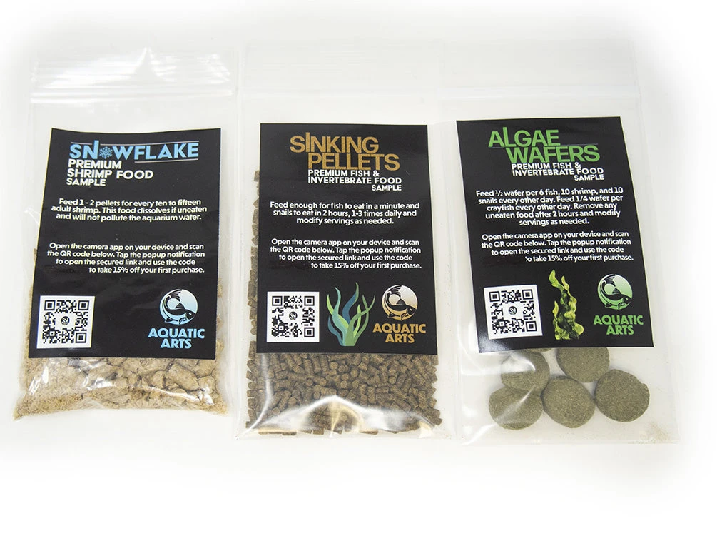 Aquatic Arts Starter Crayfish Food Pack