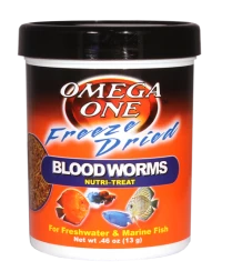 Omega One Freeze Dried Bloodworms (Various Sizes)