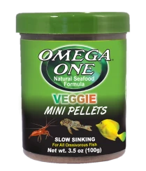 Omega One Veggie Mini Pellets Food (Various Sizes)