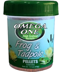 Omega One Frog & Tadpole Pellets, 1.2 Oz (34 G)