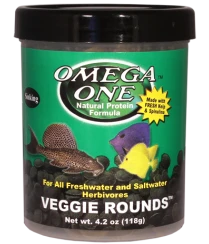 Omega One Veggie Rounds Food (Various Sizes)
